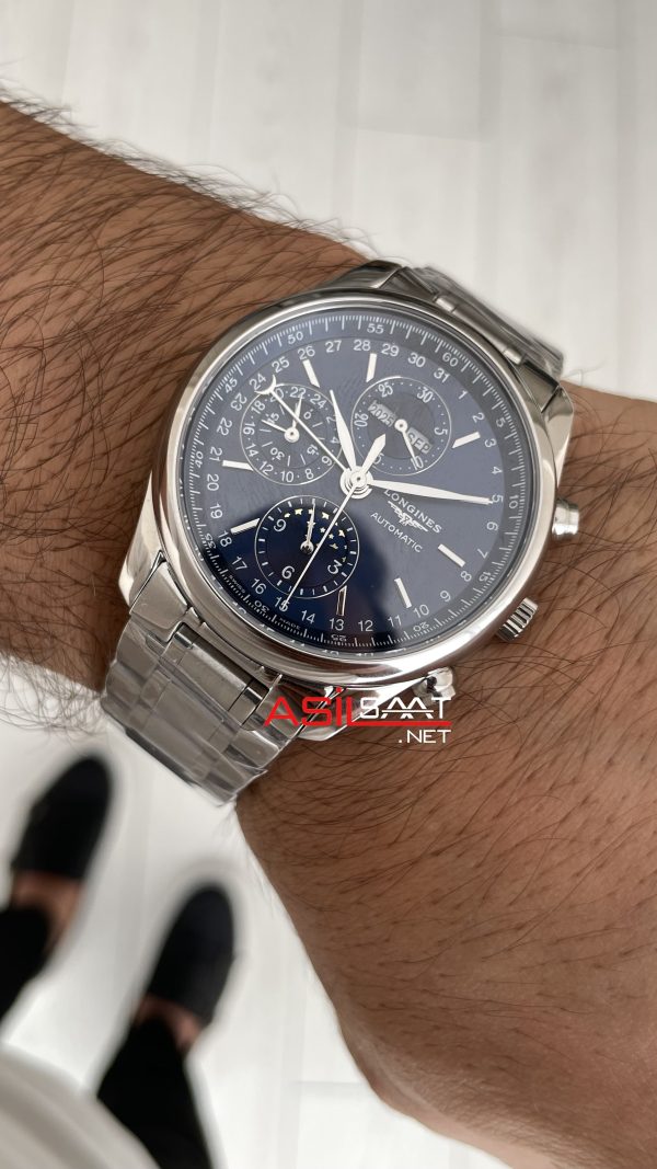 Longines Master Collection Moonphase Chrono Mavi