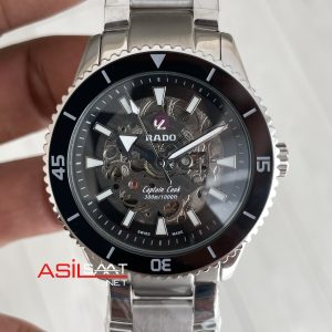 Rado Captain Cook iskelet Siyah