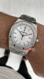 Audemars Piguet Royal Oak Beyaz Kadran 15510ST Replika Saat