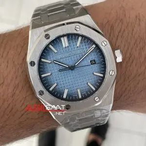 Audemars Piguet Royal Oak Buz Mavi Kadran 15510BC Replika Saat