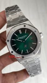 Audemars Piguet Royal Oak Jumbo Extra Thin Yeşil Kadran 16202PT 50th Anniversary Replika Saat