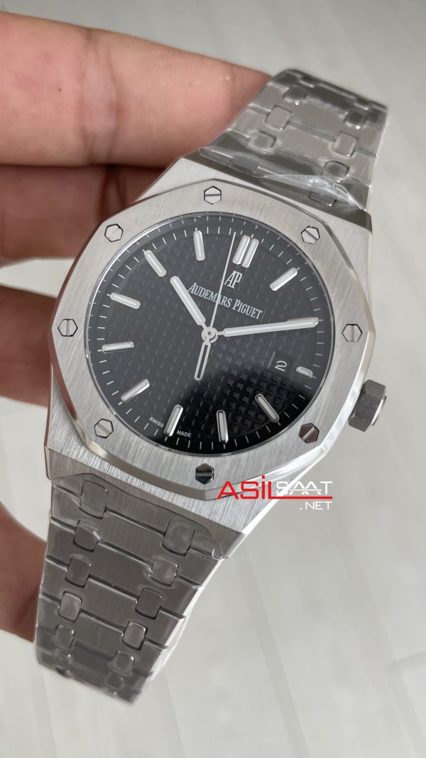 Audemars Piguet Royal Oak Siyah Kadran 15510ST Replika Saat Audemars Piguet Royal Oak Siyah Kadran 15510ST Replika Saat