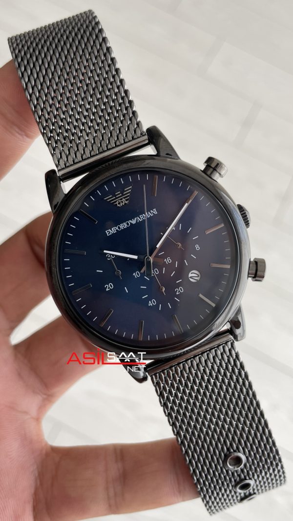 Emporio Armani AR 1979 Mavi Hasır PVD Black Emporio Armani AR 1979 Mavi Hasır PVD Black