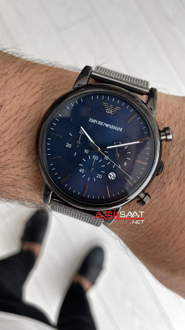 Emporio Armani AR 1979 Mavi Hasır PVD Black Emporio Armani AR 1979 Mavi Hasır PVD Black