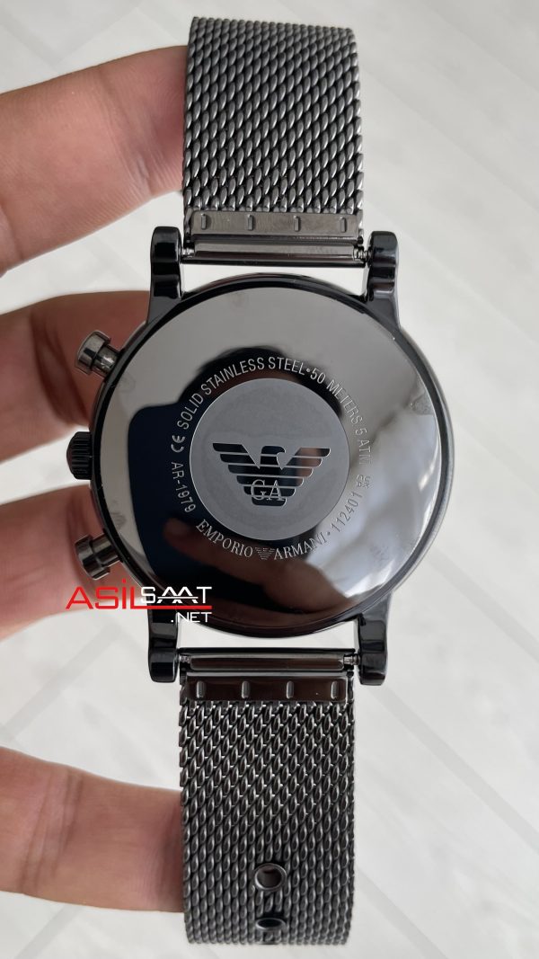 Emporio Armani AR 1979 Mavi Hasır PVD Black Emporio Armani AR 1979 Mavi Hasır PVD Black