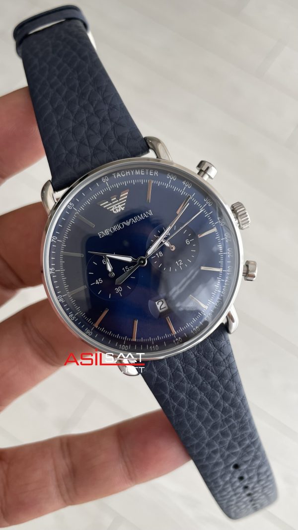 Emporio Armani AR11105 Mavi Deri