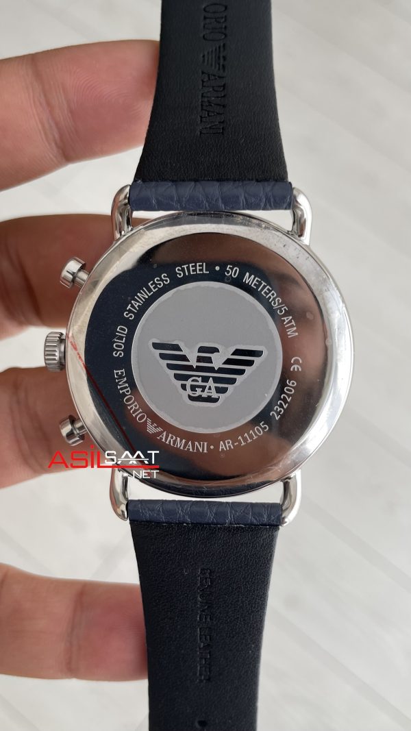 Emporio Armani AR11105 Mavi Deri