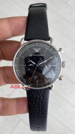 Emporio Armani AR11143 Siyah Deri