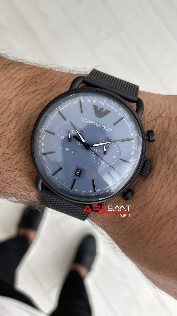 Emporio Armani AR11201 Mavi PVD Black