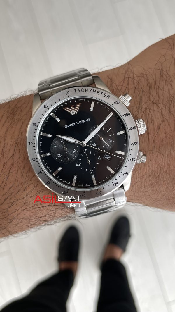 Emporio Armani AR11241 Siyah Replika Saat