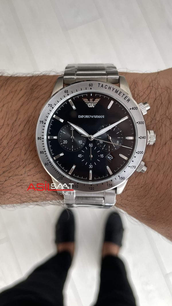 Emporio Armani AR11241 Siyah Replika Saat