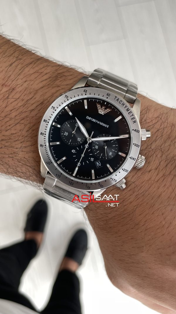 Emporio Armani AR11241 Siyah Replika Saat