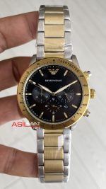 Emporio Armani AR11241 Siyah Two Tone Gold