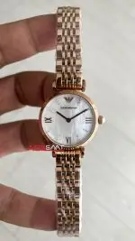 Emporio Armani AR11316 Beyaz Sedef Taşlı Rose