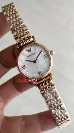 Emporio Armani AR11316 Beyaz Sedef Taşlı Rose