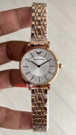 Emporio Armani AR11446 Beyaz Taşlı Rose