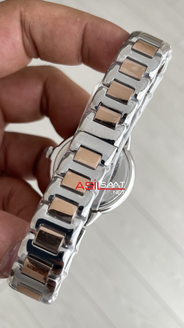 Emporio Armani AR11569 Sedef Beyaz Taşlı Two Tone Rose