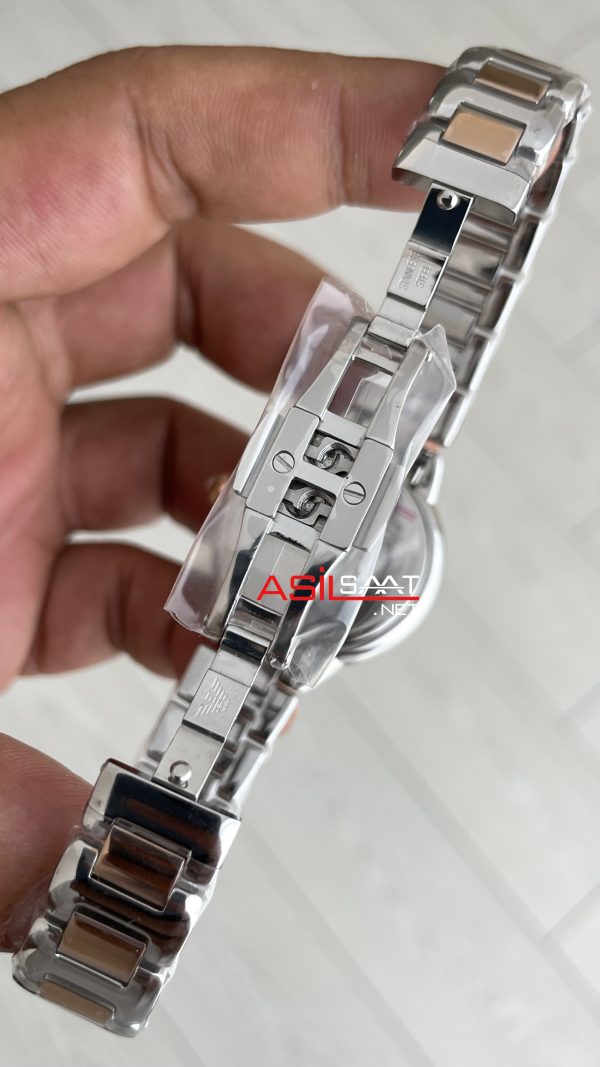 Emporio Armani AR11569 Sedef Beyaz Taşlı Two Tone Rose