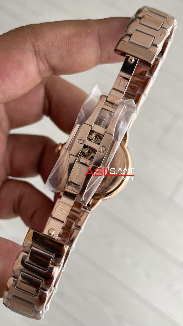 Emporio Armani AR11570 Kahverengi Taşlı Rose