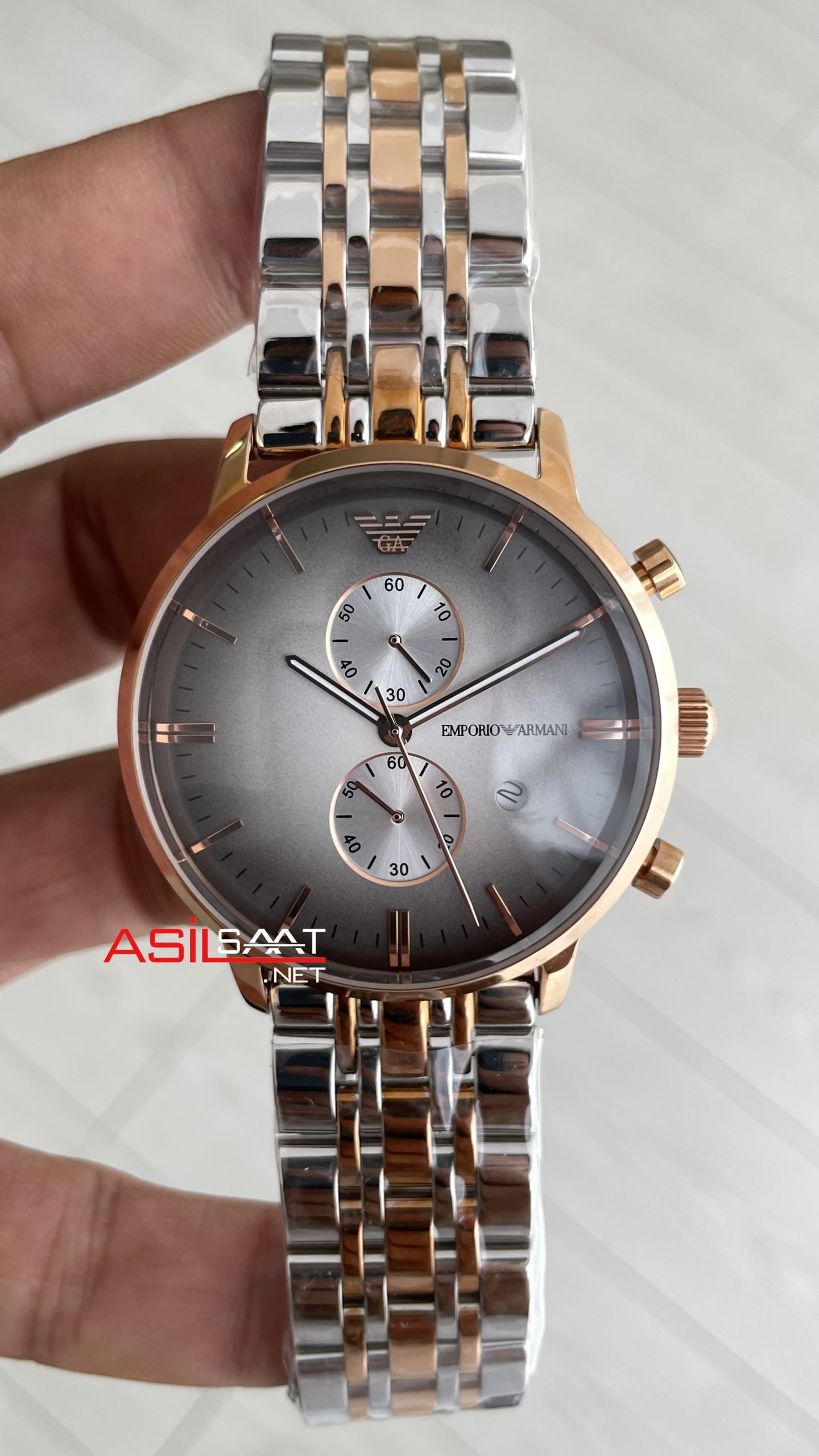 Emporio Armani AR1721 Gri Two Tone Rose Emporio Armani AR1721 Gri Two Tone Rose