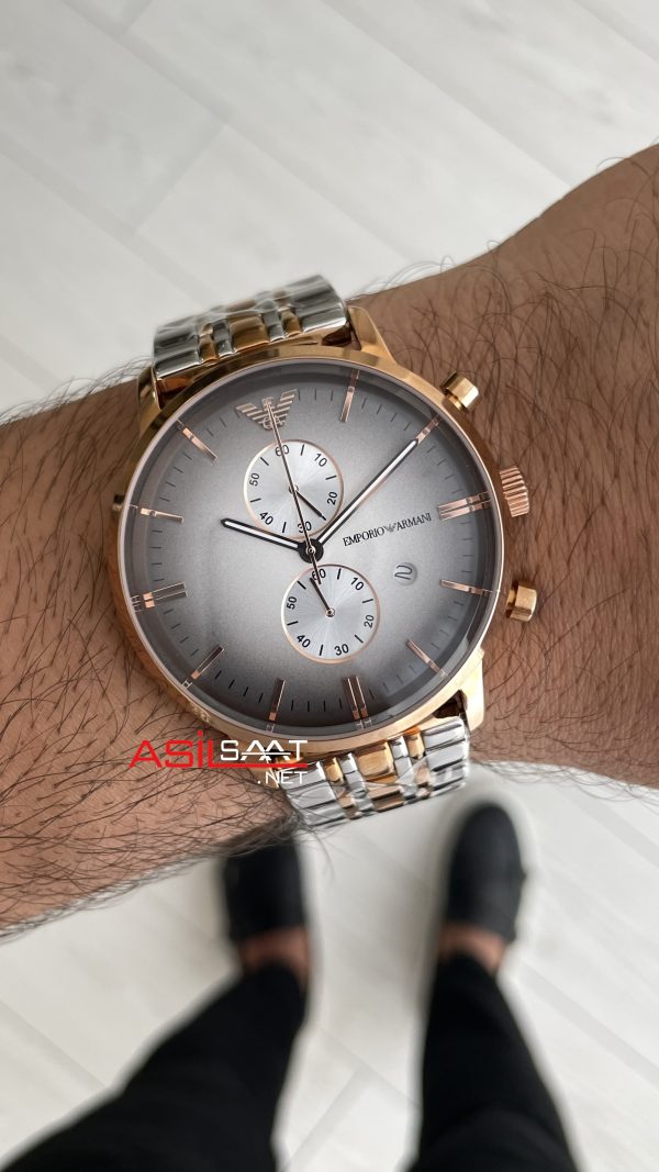 Emporio Armani AR1721 Gri Two Tone Rose Emporio Armani AR1721 Gri Two Tone Rose