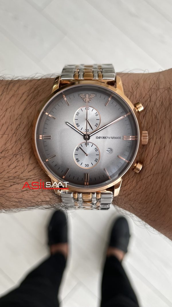 Emporio Armani AR1721 Gri Two Tone Rose Emporio Armani AR1721 Gri Two Tone Rose