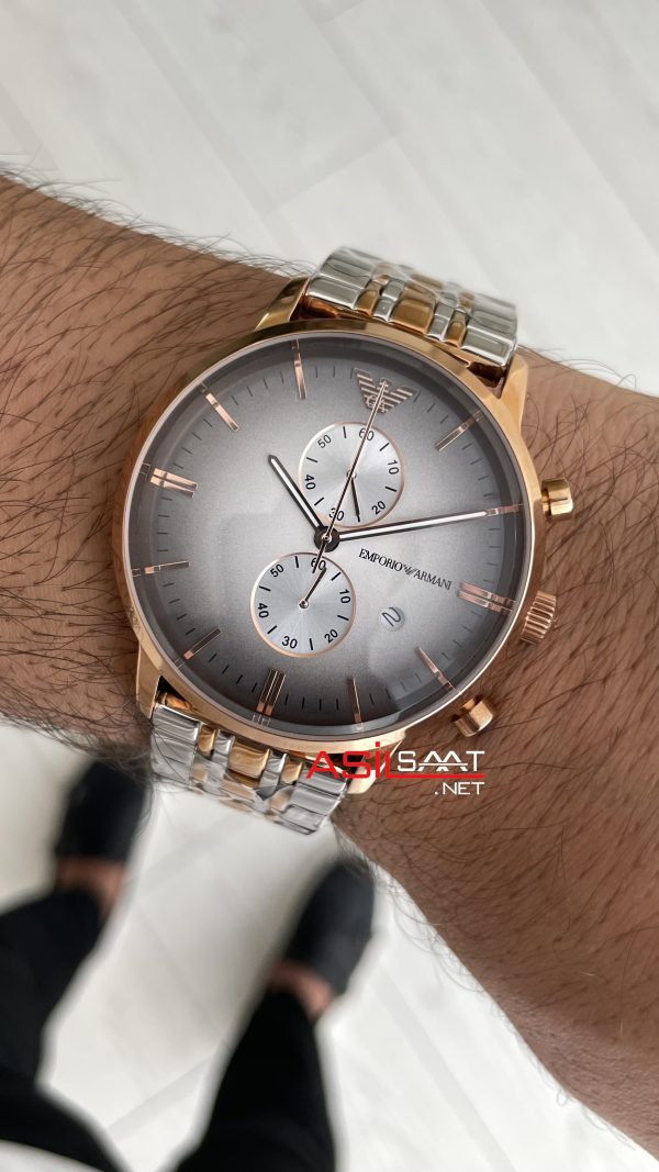 Emporio Armani AR1721 Gri Two Tone Rose Emporio Armani AR1721 Gri Two Tone Rose