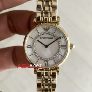Emporio Armani AR1907 Beyaz Sedef Taşlı Romen