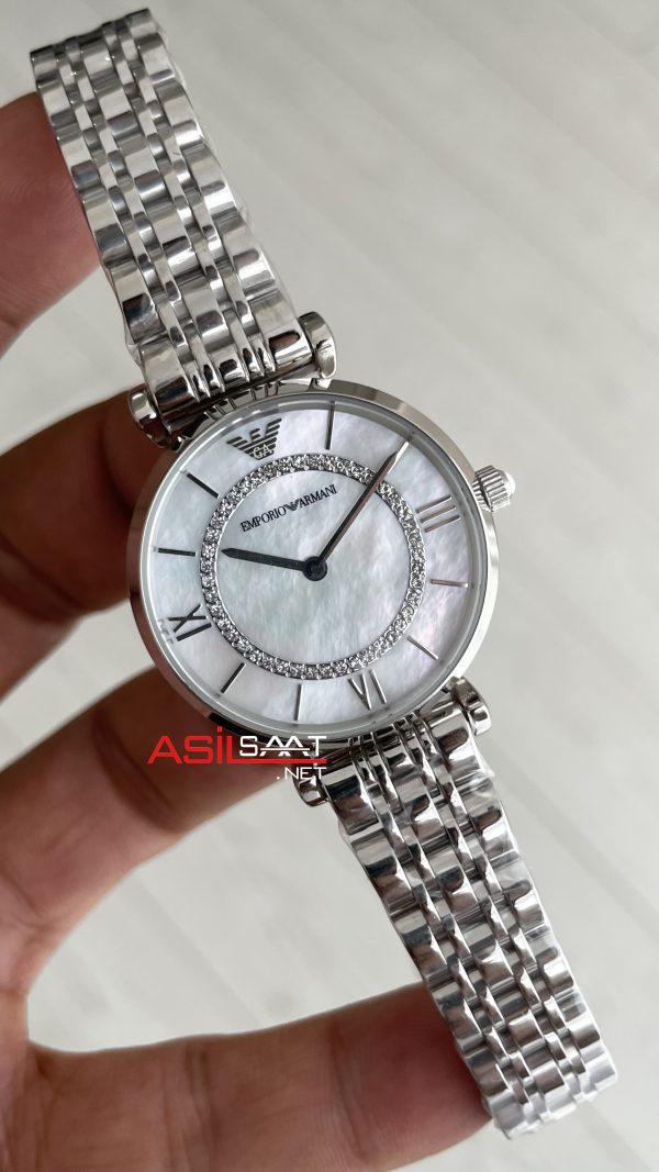 Emporio Armani AR1908 Beyaz Sedef Taşlı Romen