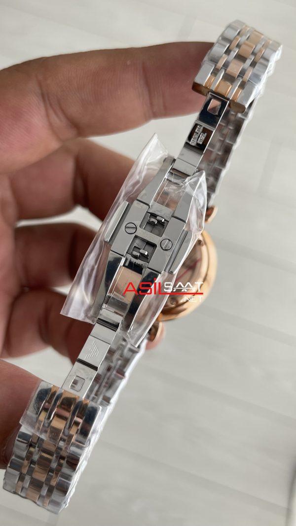 Emporio Armani AR1926 Beyaz Taşlı Two Tone Rose