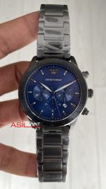 Emporio Armani AR80045 Mavi PVD 43mm Replika Saat