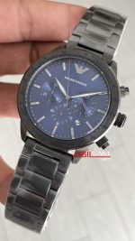Emporio Armani AR80045 Mavi PVD 43mm Replika Saat