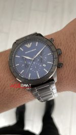 Emporio Armani AR80045 Mavi PVD 43mm Replika Saat