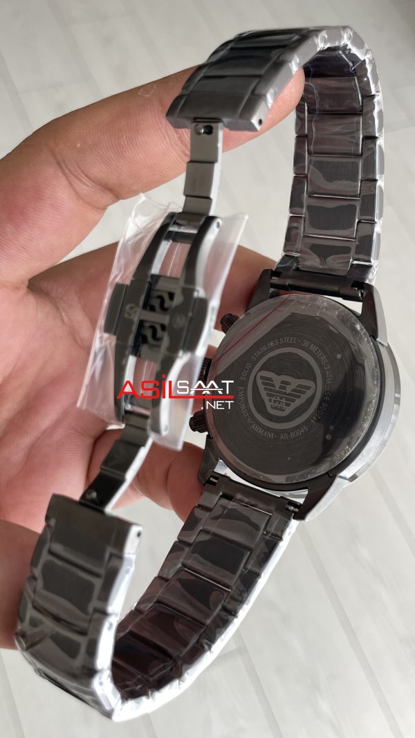 Emporio Armani AR80045 Mavi PVD 43mm Replika Saat Emporio Armani AR80045 Mavi PVD 43mm Replika Saat