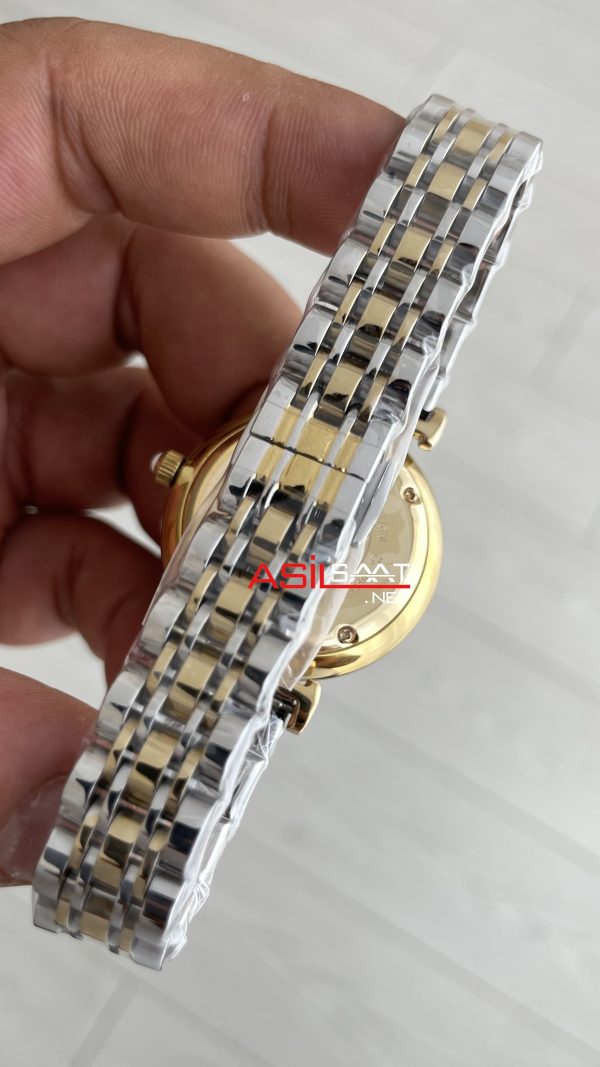 Emporio Armani AR8031 Beyaz Taşlı Two Tone Gold