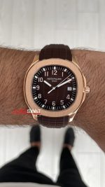 Patek Philippe Aquanaut Kahverengi 5167R Rose 40 mm Replika Saat