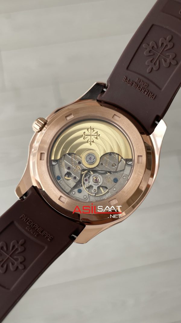 Patek Philippe Aquanaut Kahverengi 5167R Rose 40 mm Replika Saat Patek Philippe Aquanaut Kahverengi 5167R Rose 40 mm Replika Saat