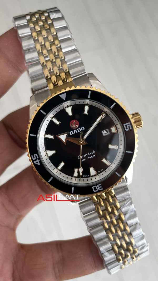Rado Captain Cook Siyah Jubilee Two Tone