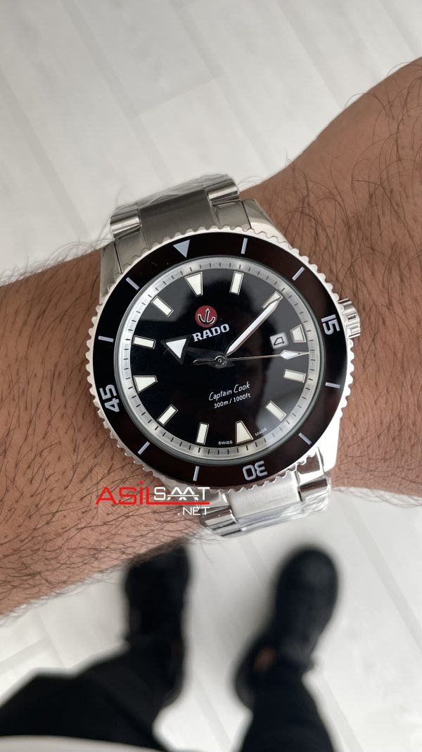 Rado Captain Cook Siyah Oyster