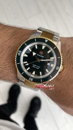 Rado Captain Cook Yeşil Oyster Two Tone Gold