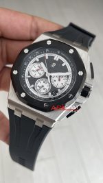 Audemars Piguet Royal Oak Offshore Chronograph Siyah Kadran 26420SO Rubber Black Dial 43 mm Replika Saat