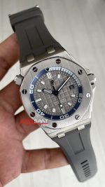 Audemars Piguet Royal Oak Offshore Diver Gri Kadran 15720ST Silver 42mm Replika Saat
