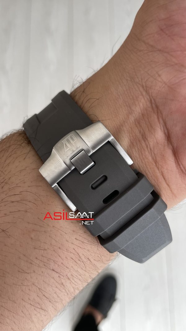 Audemars Piguet Royal Oak Offshore Diver Gri Kadran 15720ST Silver 42mm Replika Saat