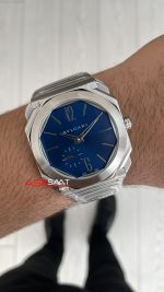 Bulgari Octo Finissimo Extra Thin 103297 Mavi Kadran Eta Replika Saat