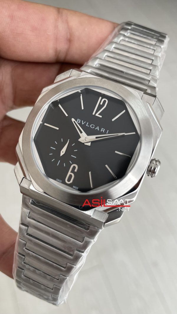 Bulgari Octo Finissimo Extra Thin 103297 Siyah Kadran Eta Replika Saat Bulgari Octo Finissimo Extra Thin 103297 Siyah Kadran Eta Replika Saat