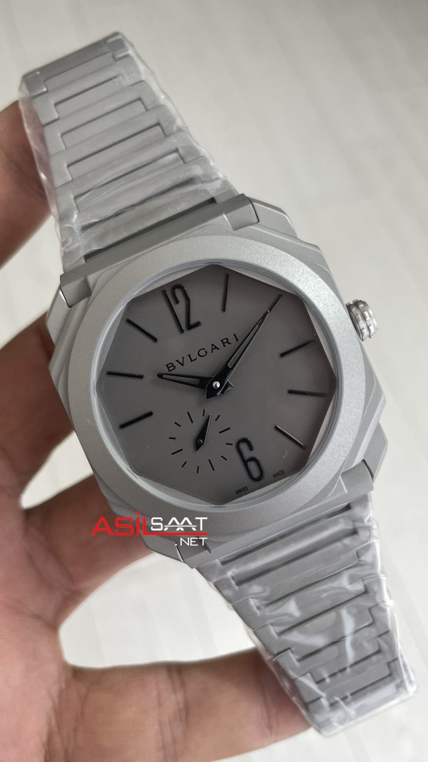 Bulgari Octo Finissimo Extra Thin Grey 102713 Eta Replika Saat Bulgari Octo Finissimo Extra Thin Grey 102713 Eta Replika Saat