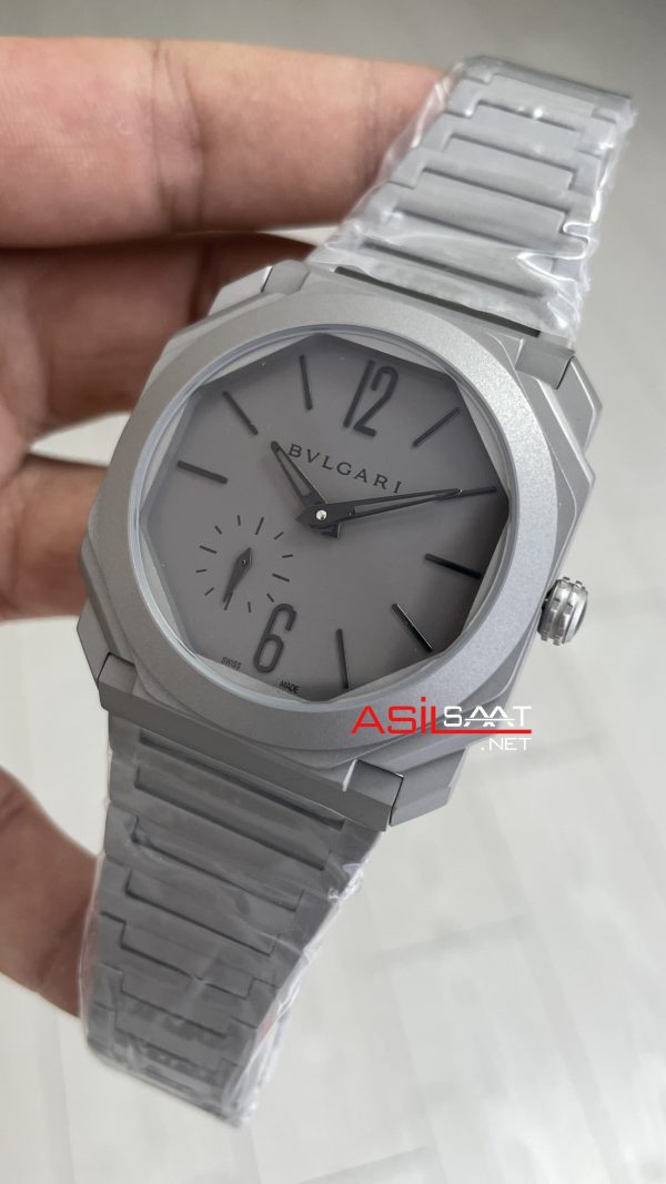 Bulgari Octo Finissimo Extra Thin Grey 102713 Eta Replika Saat Bulgari Octo Finissimo Extra Thin Grey 102713 Eta Replika Saat