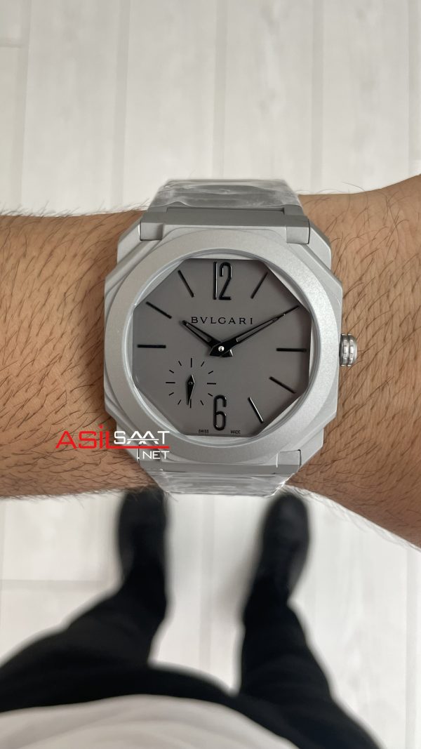 Bulgari Octo Finissimo Extra Thin Grey 102713 Eta Replika Saat Bulgari Octo Finissimo Extra Thin Grey 102713 Eta Replika Saat