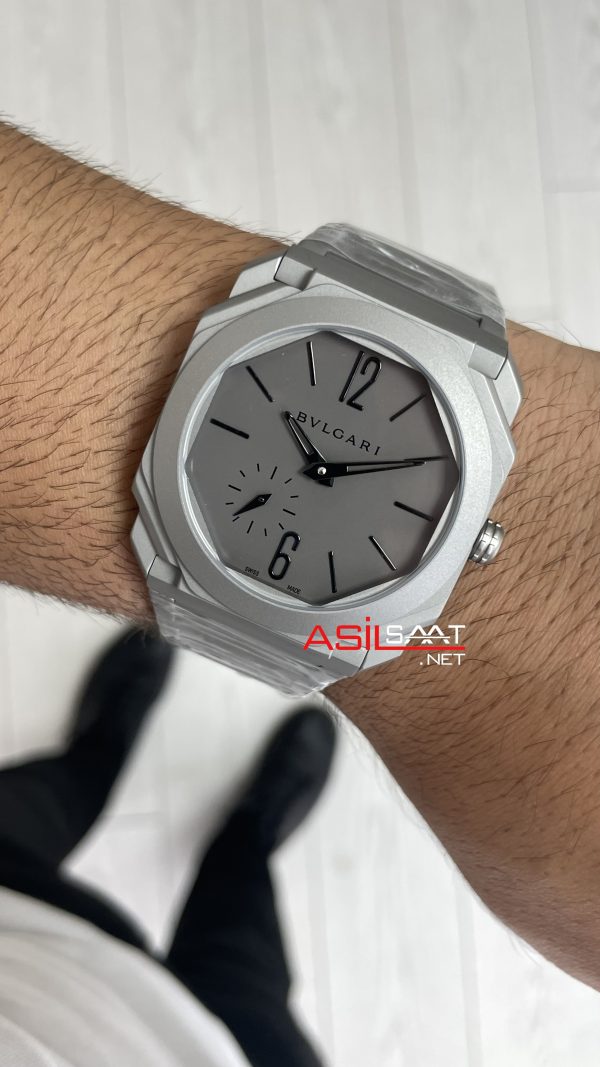 Bulgari Octo Finissimo Extra Thin Grey 102713 Eta Replika Saat Bulgari Octo Finissimo Extra Thin Grey 102713 Eta Replika Saat