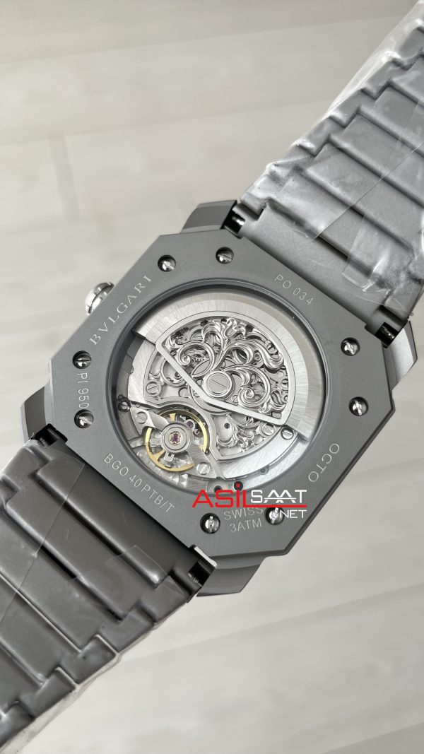 Bulgari Octo Finissimo Extra Thin Grey 102713 Eta Replika Saat Bulgari Octo Finissimo Extra Thin Grey 102713 Eta Replika Saat